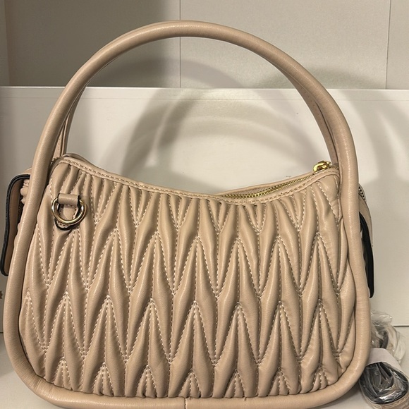 Quality handbag, double handles, 2 shoulder straps. one leather. - Picture 2 of 3